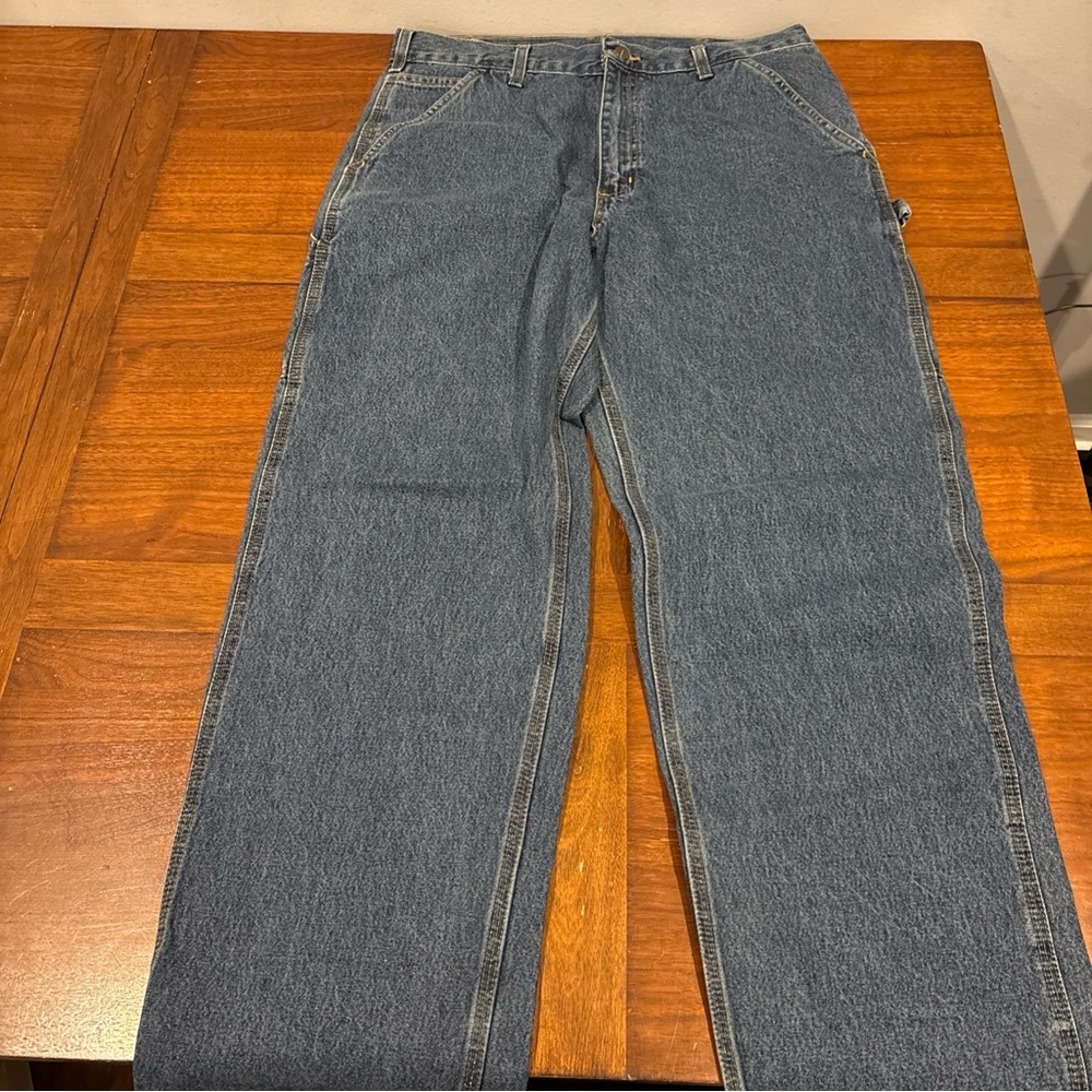 carhartt dungaree fit carpenter jeans Sz 35x32